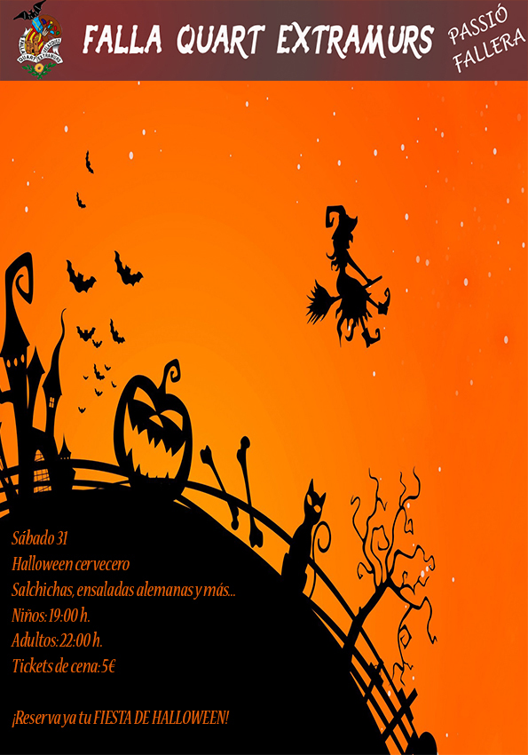 Sábado 31 de octubre, Halloween cervecero en Quart Extramurs