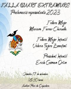 Proclamación representantes 2023 y cena @ Auditorio Parque de Cabecera